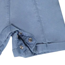 Combi-short fantaisie avec ceinture pour bébé fille