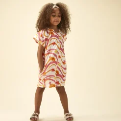 Combishort large à poches imprimé fantaisie pour fille