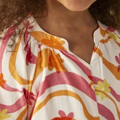Combishort large à poches imprimé fantaisie pour fille
