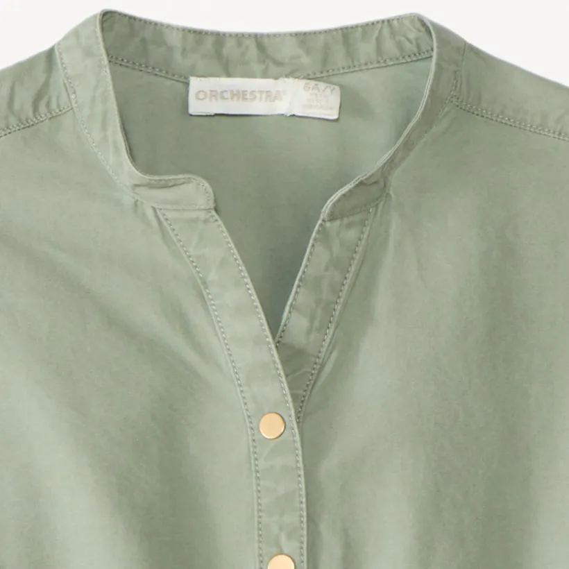 Combishort sans manches avec ceinture imprimée fleurie pour fille