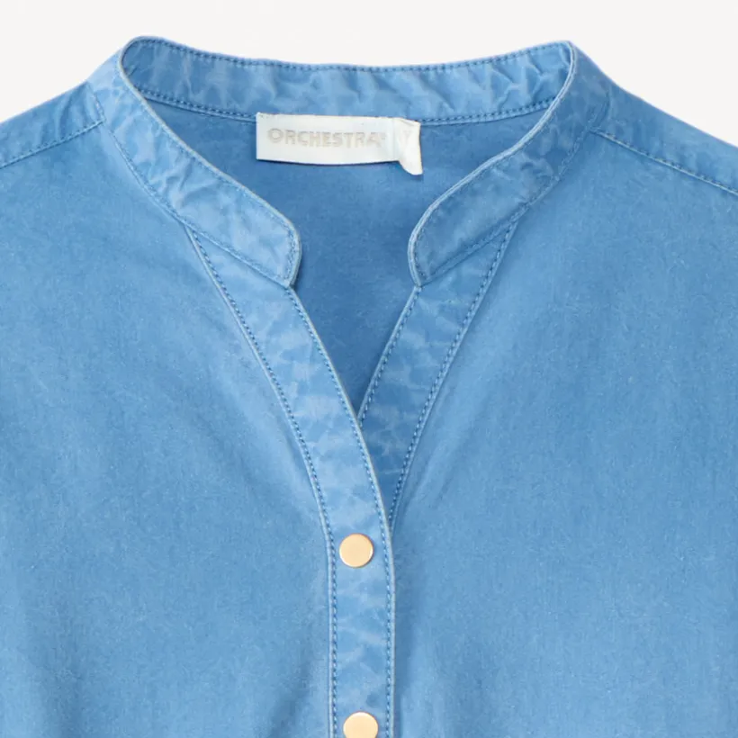 Combishort sans manches avec ceinture imprimée fleurie pour fille