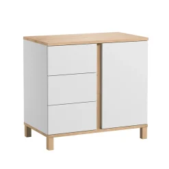Commode Altitude - Bois / Blanc