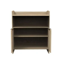 Commode avec plan à langer Azur aspect chêne doré