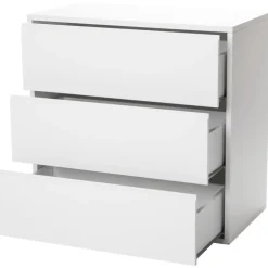 Commode Eden 3 tiroirs - Blanc