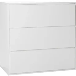Commode Eden 3 tiroirs - Blanc