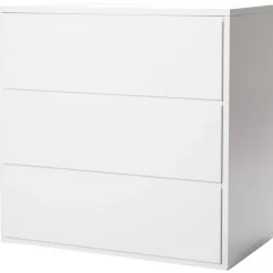 Commode Eden 3 tiroirs - Blanc