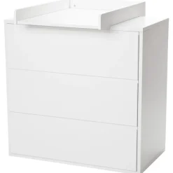 Commode Eden 3 tiroirs - Blanc