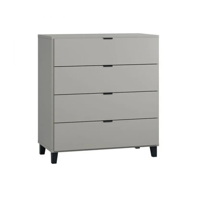Commode Simple - Gris / Noir