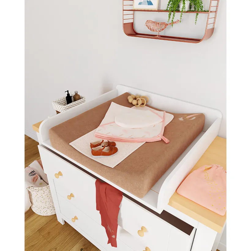 Commode 3 tiroirs avec plan à langer Maidstone