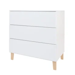 Commode 3 tiroirs blanche Noah 2.0