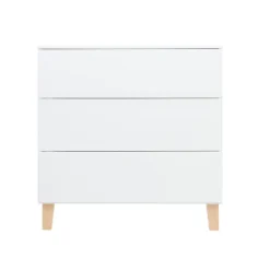 Commode 3 tiroirs blanche Noah 2.0