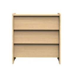 Commode 3 tiroirs Cannelle aspect chêne miel