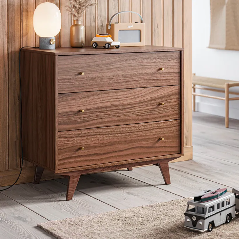 Commode à 3 tiroirs Mid II noix