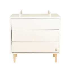 Commode 3 tiroirs Paloma blanc