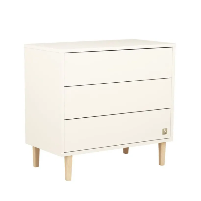 Commode 3 tiroirs Paloma blanc