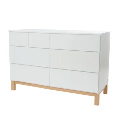 Commode XXL 8 tiroirs Mae - Blanche