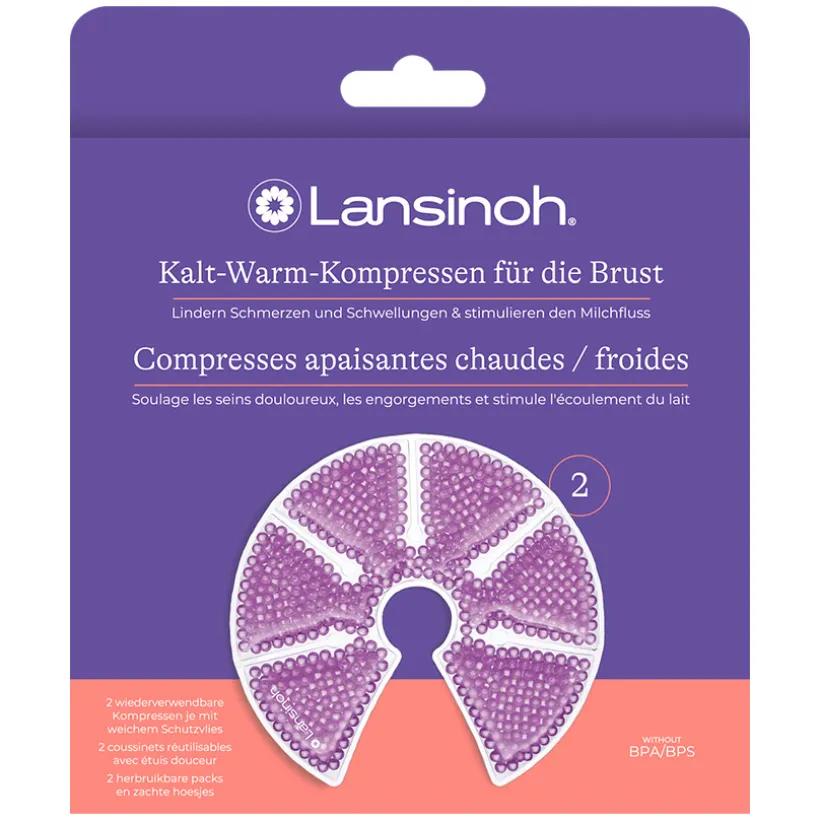 Compresses apaisantes chaudes/ froides 3-en1