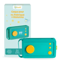 Coque de protection pour fabrique à histoire Odile bleue