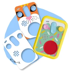 Coque en silicone Patapum pour Faba+ jaune