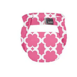 Couche lavable 0-4 kg - Fushia / imprimé fleurs