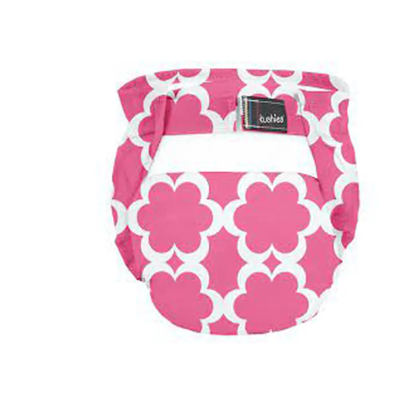 Couche lavable 0-4 kg - Fushia / imprimé fleurs