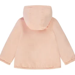 Coupe-vent à capuche effet satiné pour bébé fille