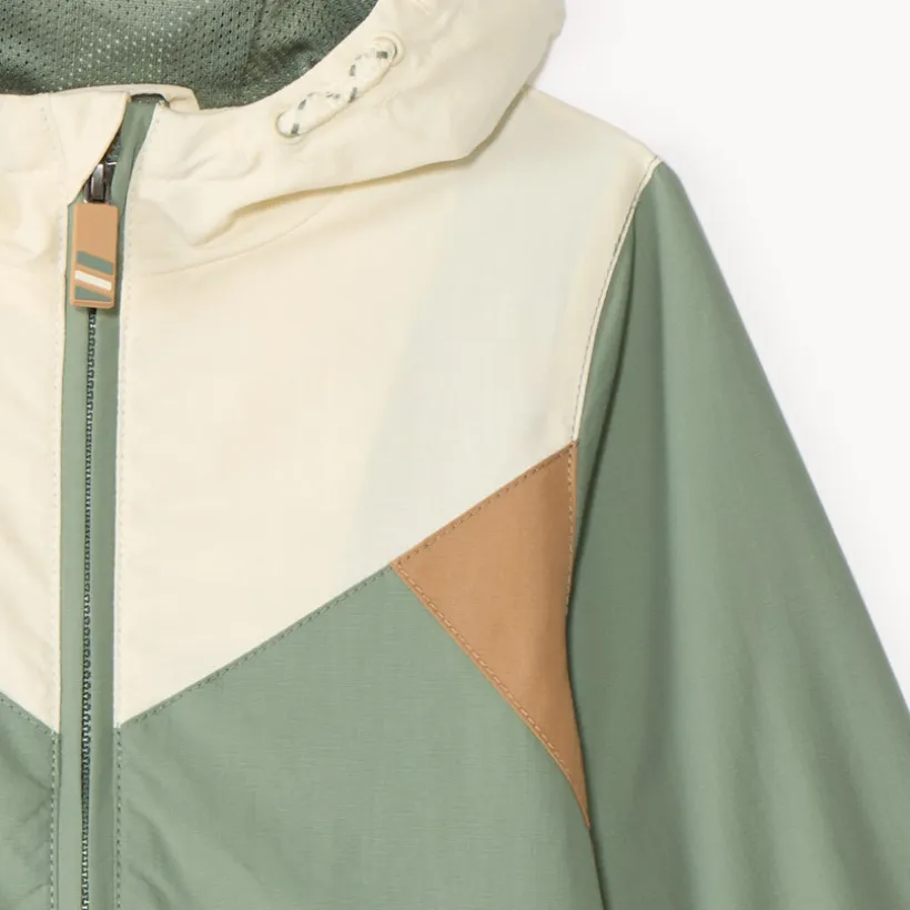 Coupe-vent à capuche en ripstop imperméable pour bébé garçon
