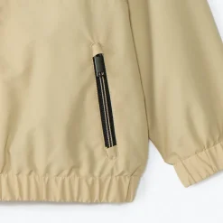 Coupe-vent à capuche uni pour garçon