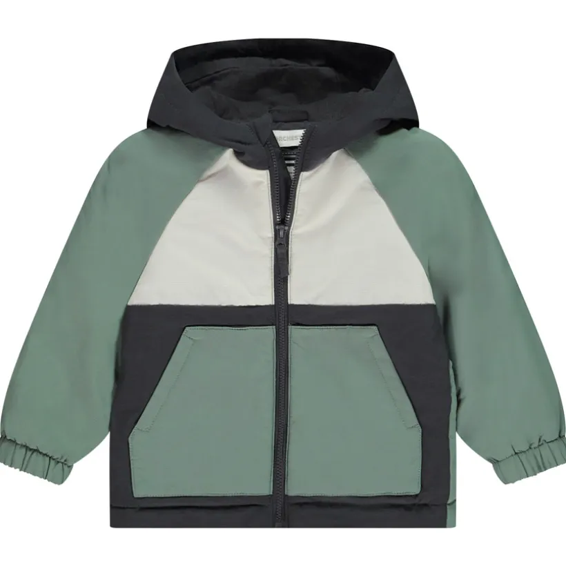 Coupe-vent effet color block doublé polaire pour bébé garçon