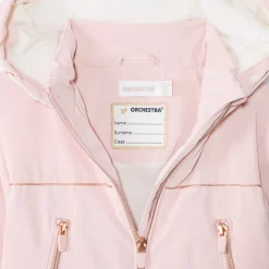 Coupe-vent en ripstop uni doublé sherpa pour fille