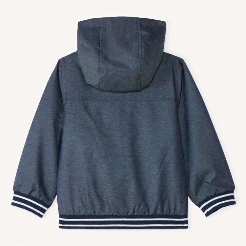 Coupe-vent en toile à capuche pour garçon