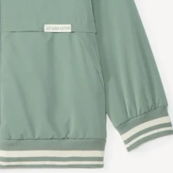 Coupe-vent garçon zippé à capuche imperméable