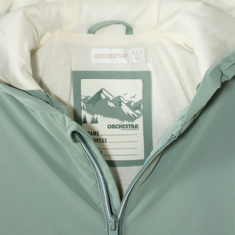Coupe-vent garçon zippé à capuche imperméable