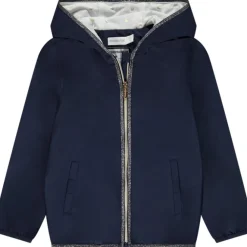 Coupe-vent uni à doublure imprimée pour fille