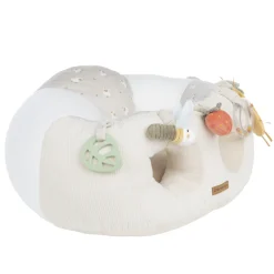 Coussin d'activités 2 en 1 La Vie à la Ferme écru