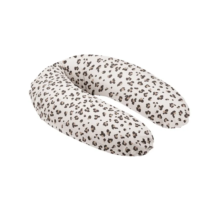 Coussin d'allaitement et de maternité Buddy Léopard Crème