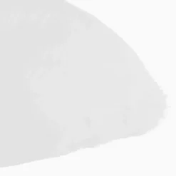 Coussin déco imitation fourrure - Blanc