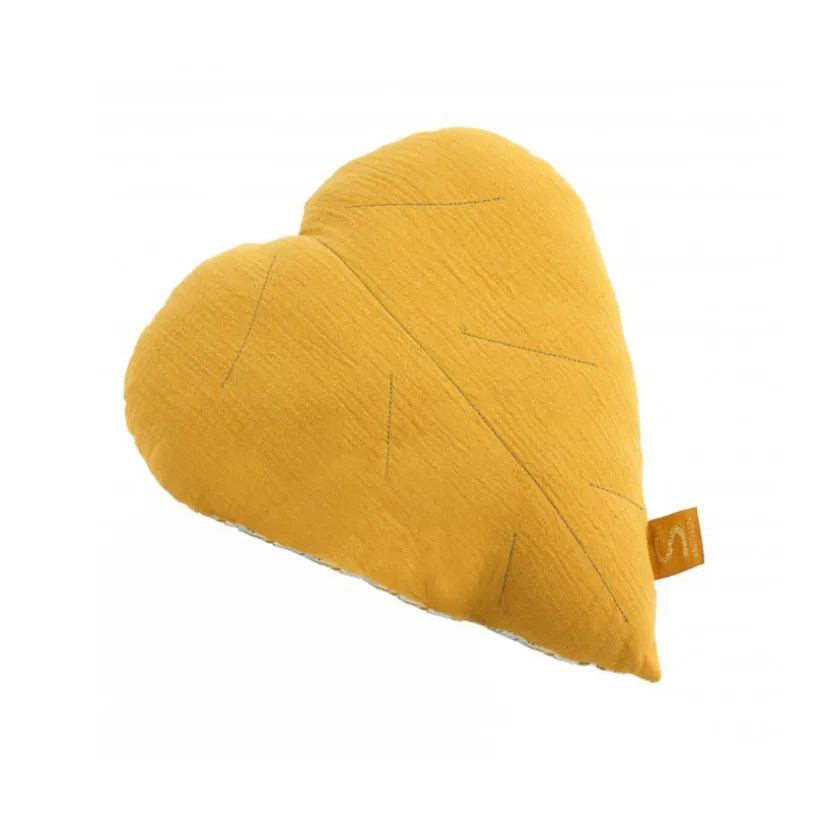 Coussin décoratif Promenons-nous - Jaune Topaze