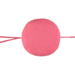Coussin décoratif rond en tétra modulable en tour de lit ou de parc