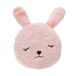 Coussin decoratif rond Lapin - Rose