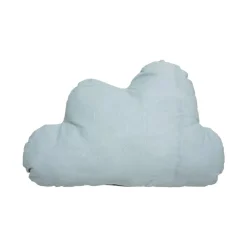 Coussin de décoration en forme de nuage Oya bleu 45 x 28 cm