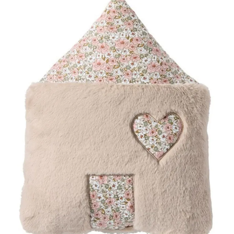 Coussin forme maison Afternoon tea - Liberty/galet