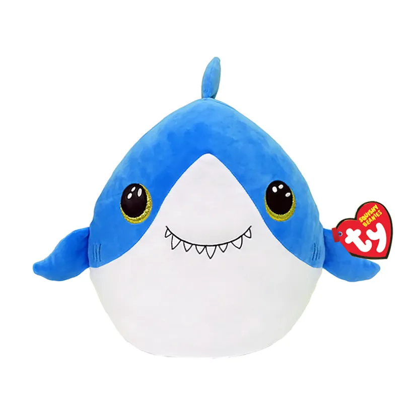 Coussin peluche Squish a Boos 20cm Finsley le requin