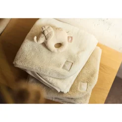 Couverture Basic 100x150cm Jersey/Sherpa Oatmeal