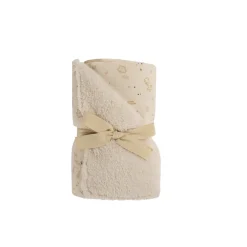 Couverture double face sherpa/gaze 80 x 110 cm Little Deer