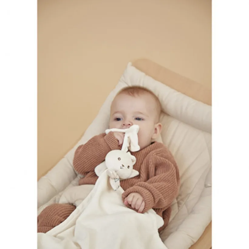Couverture doudou Lapin Crème