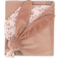 Couverture doudou Lapin Terracotta