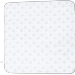 Couverture en jersey et ottoman 80x80 cm