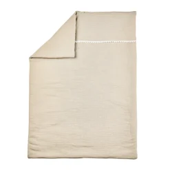 Couverture - gaze de coton - Fanfan - Sable - 75x100 cm
