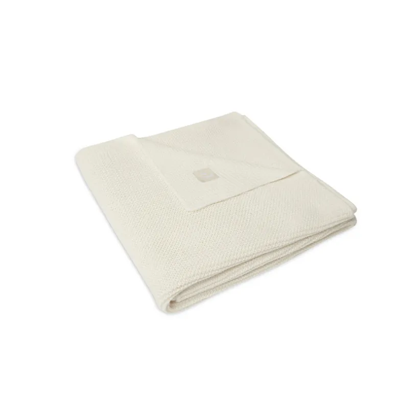 Couverture pour berceau Basic 75x100 cm Knit Ivory